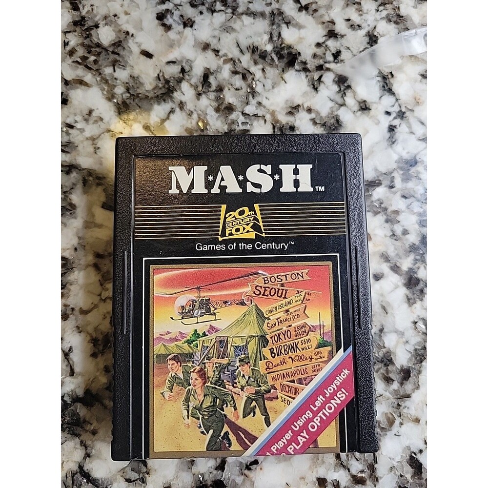 MASH M.A.S.H. 20th Century Fox (Atari 2600, 1983) Cartridge Only Cleaned Tested